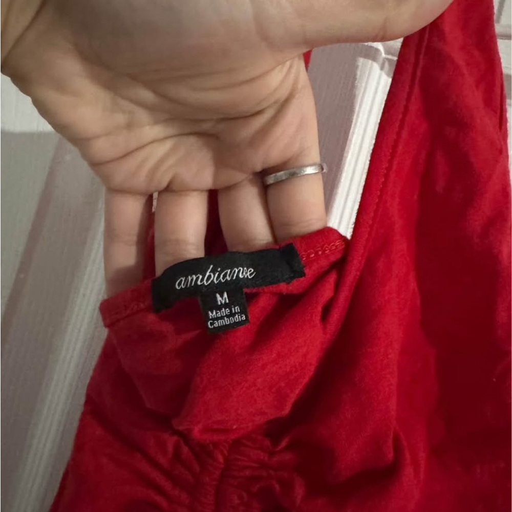 Red Halter Top - Picture 3 of 3